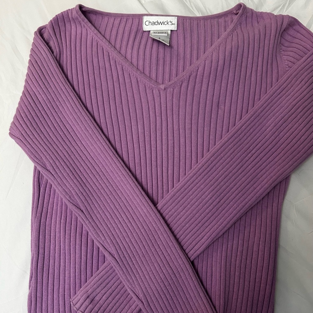 Chadwicks Women's Purple Sweater